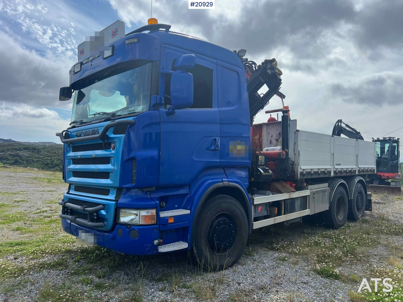Scania R480 - شاحنات مسطحة, شاحنة كرين: صور 1 Scania R480 - شاحنات مسطحة, شاحنة كرين: صور 1