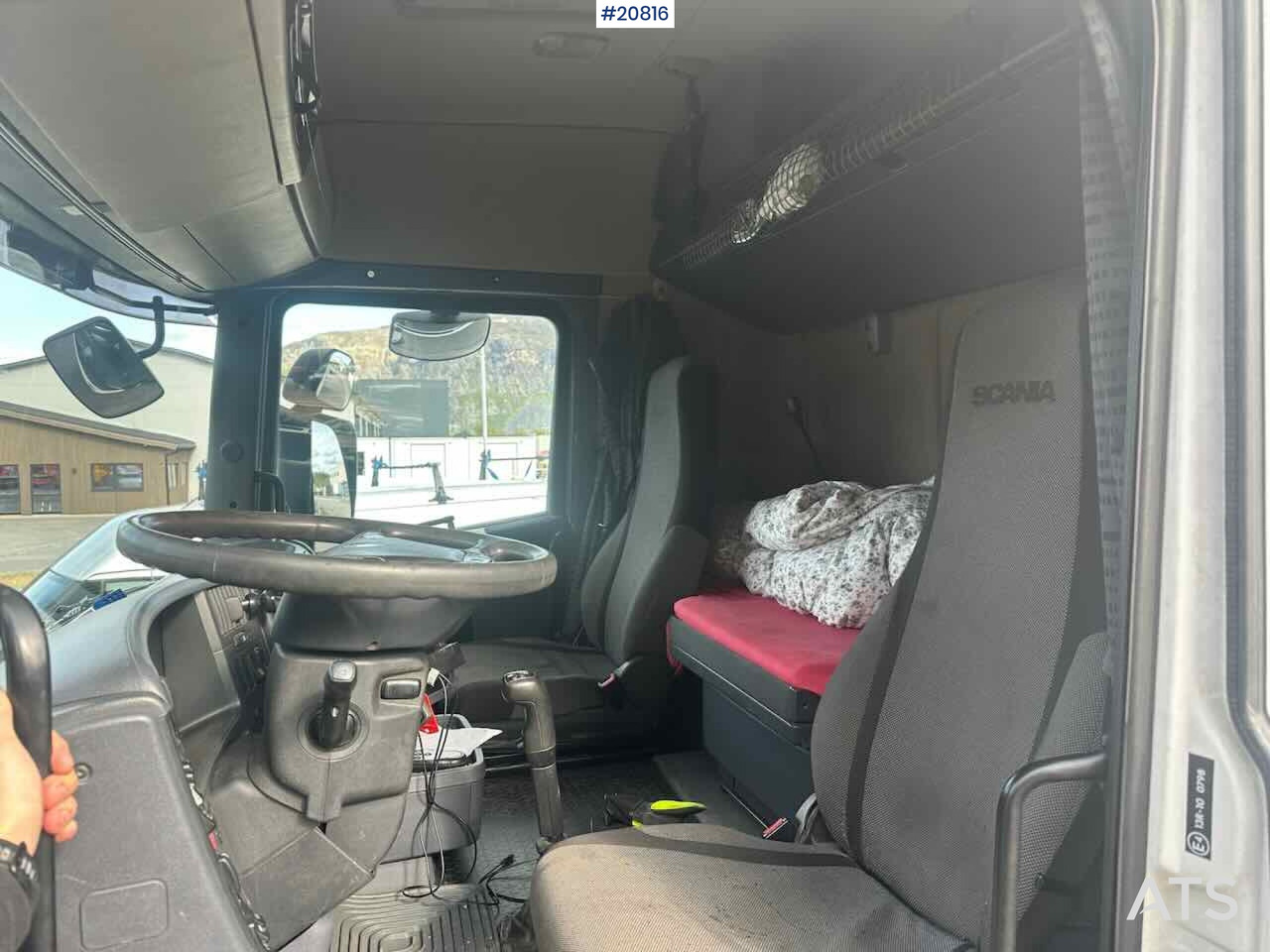 بصندوق مغلق شاحنة Scania R480: صور 13