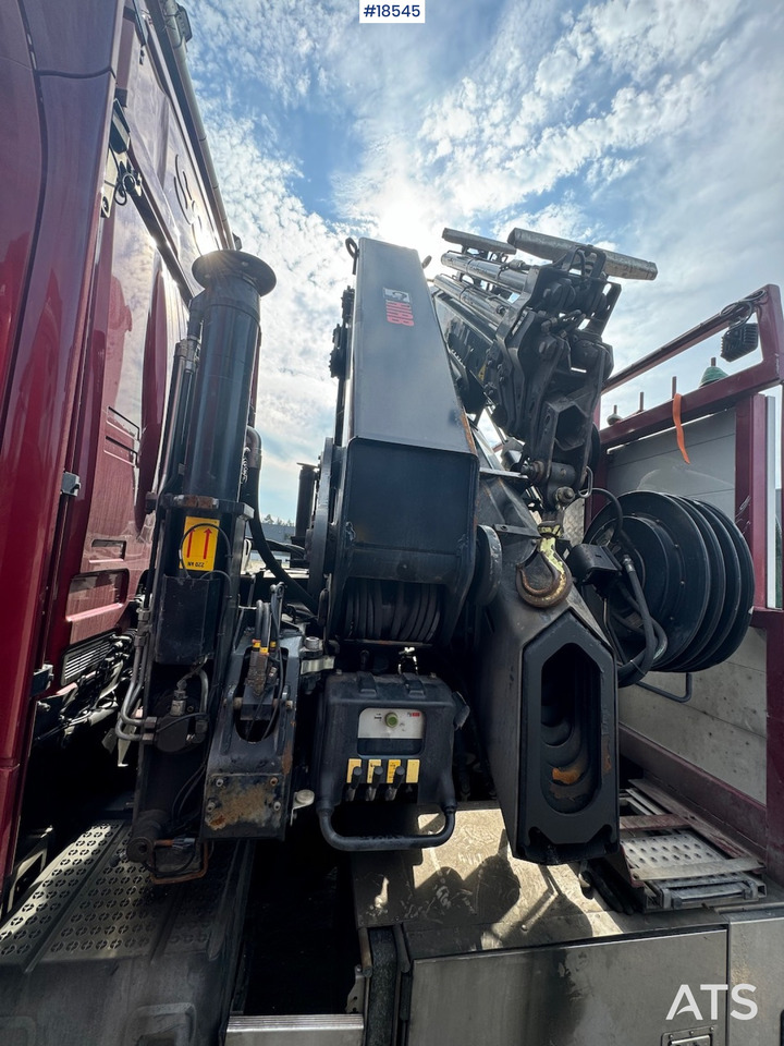 شاحنات مسطحة, شاحنة كرين Scania R500: صور 23