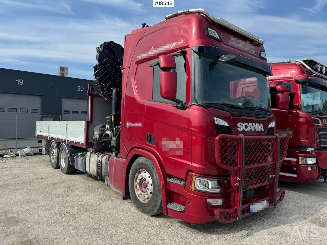 Scania R500 - شاحنات مسطحة, شاحنة كرين: صور 1 Scania R500 - شاحنات مسطحة, شاحنة كرين: صور 1