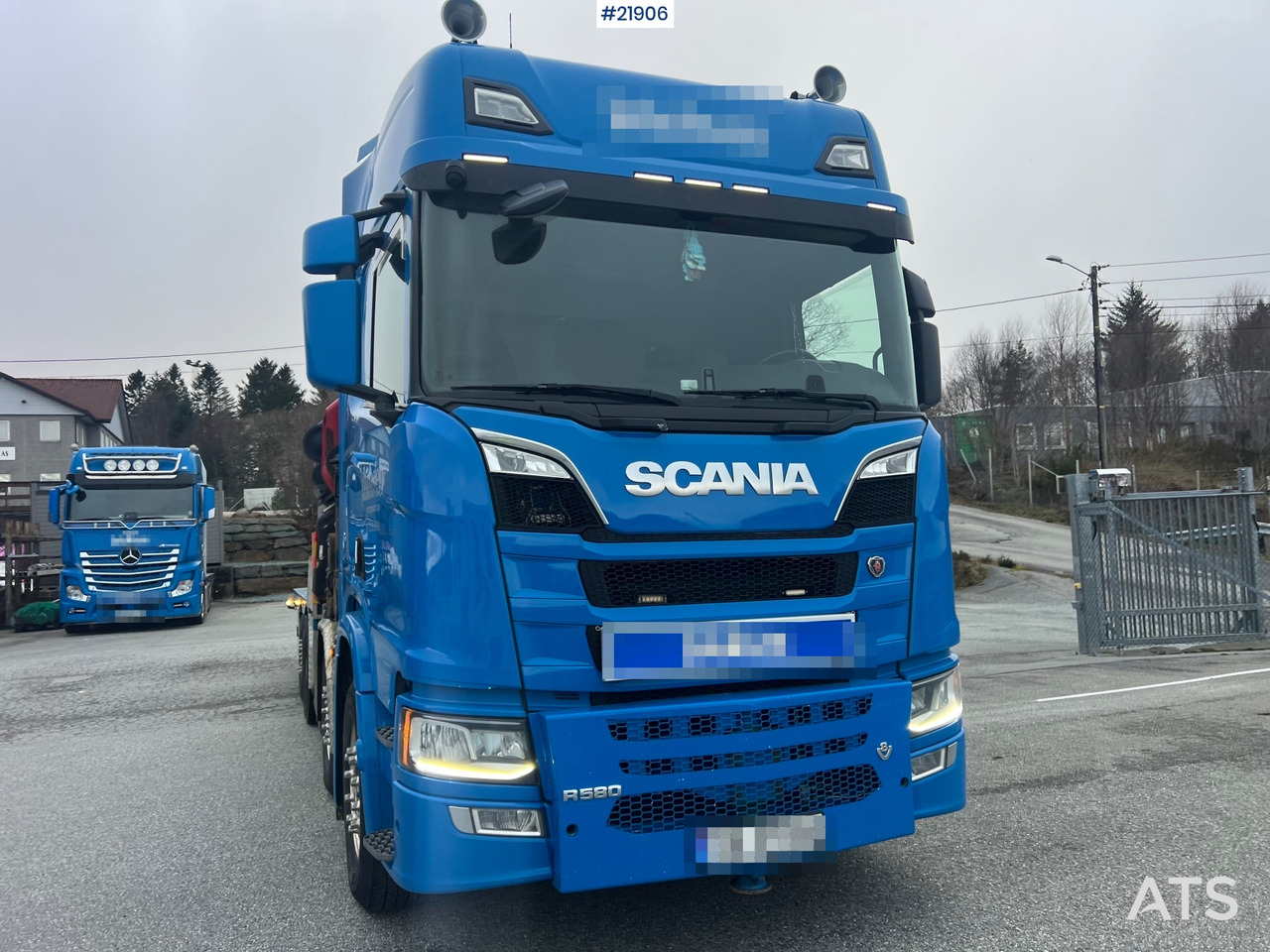 Scania R580 8x2 kranbil m/ 95t/m hmf kran, jibb , vinsj og konar planslep - شاحنة كرين: صور 5 Scania R580 8x2 kranbil m/ 95t/m hmf kran, jibb , vinsj og konar planslep - شاحنة كرين: صور 5