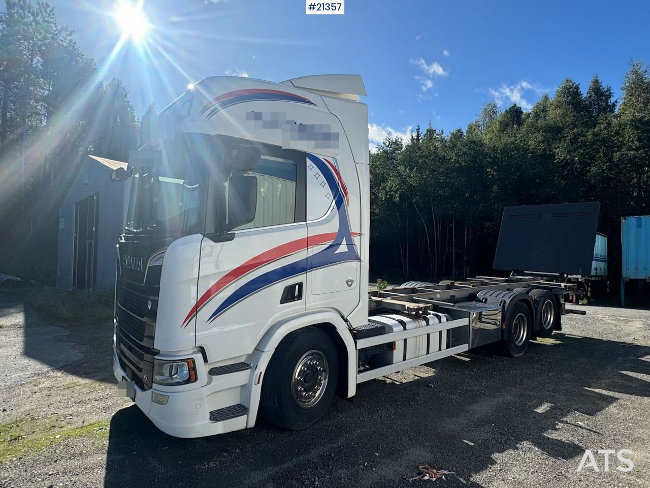 شاحنات الحاويات/ جسم علوي قابل للتغيير شاحنة Scania R580: صور 12