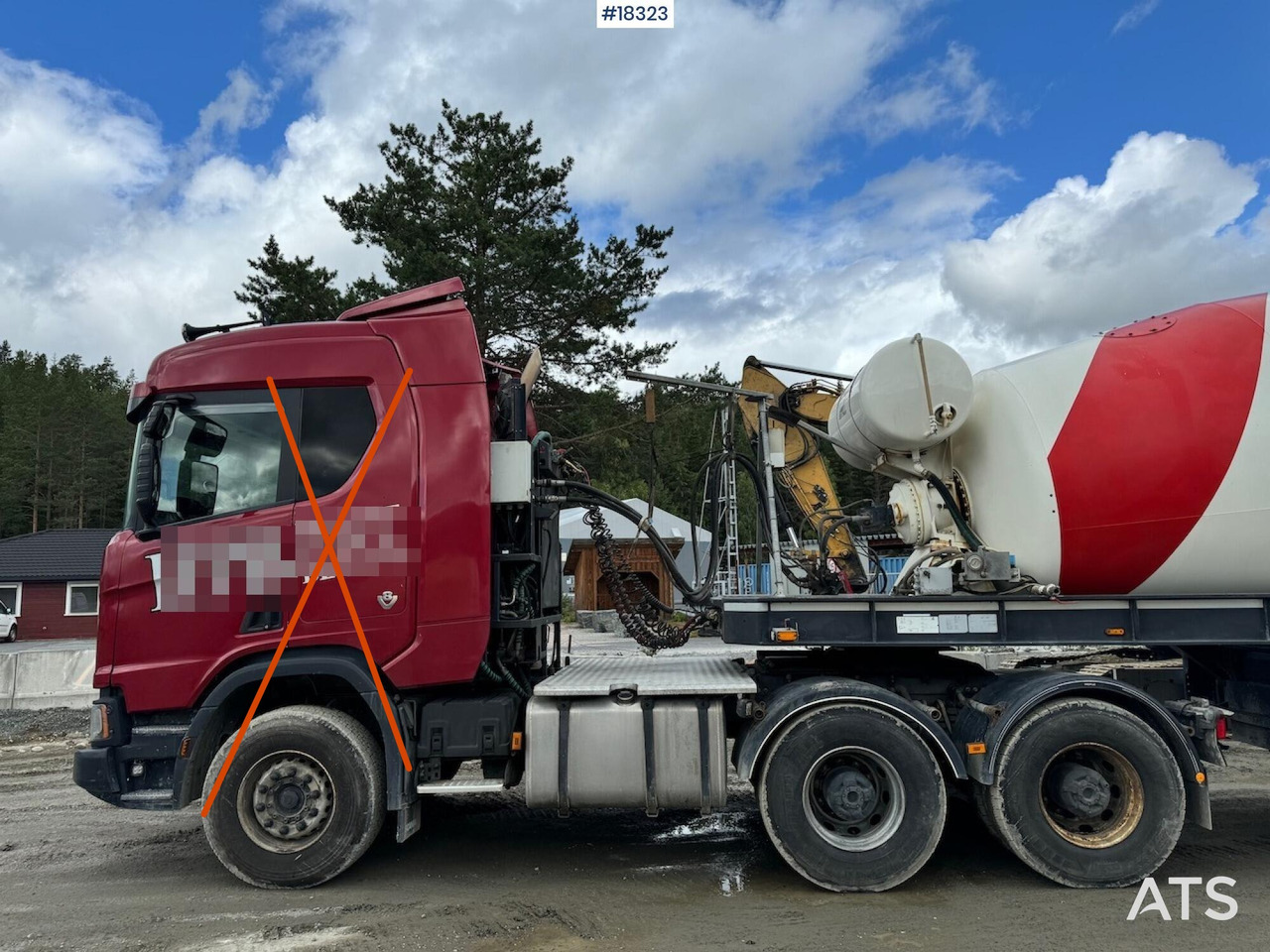 Scania R580 - شاحنة خلاطة خرسانة: صور 3 Scania R580 - شاحنة خلاطة خرسانة: صور 3