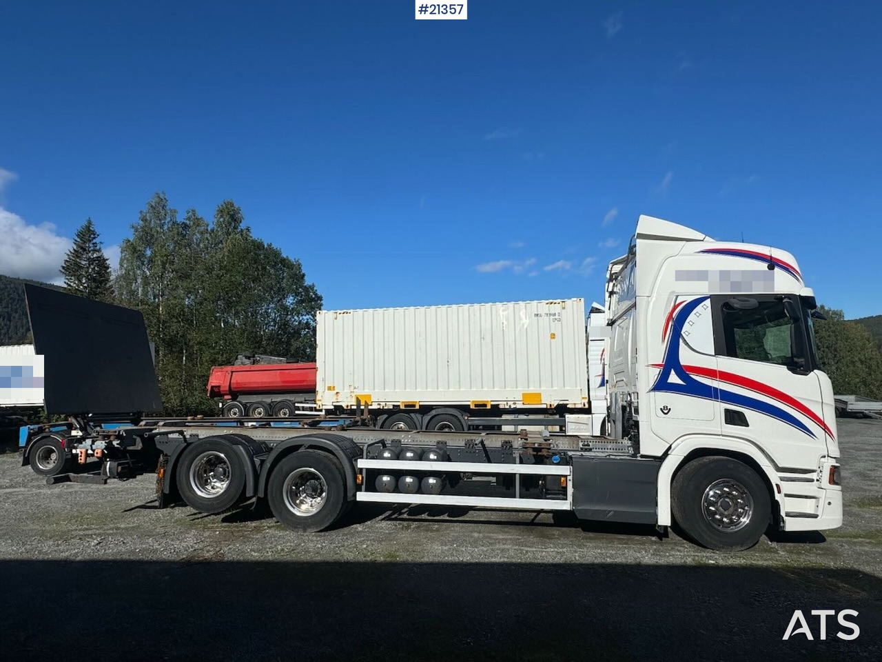 شاحنات الحاويات/ جسم علوي قابل للتغيير شاحنة Scania R580: صور 6