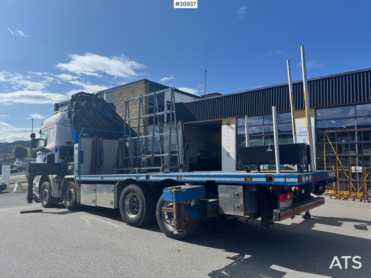 Scania R620 - شاحنات مسطحة, شاحنة كرين: صور 5 Scania R620 - شاحنات مسطحة, شاحنة كرين: صور 5
