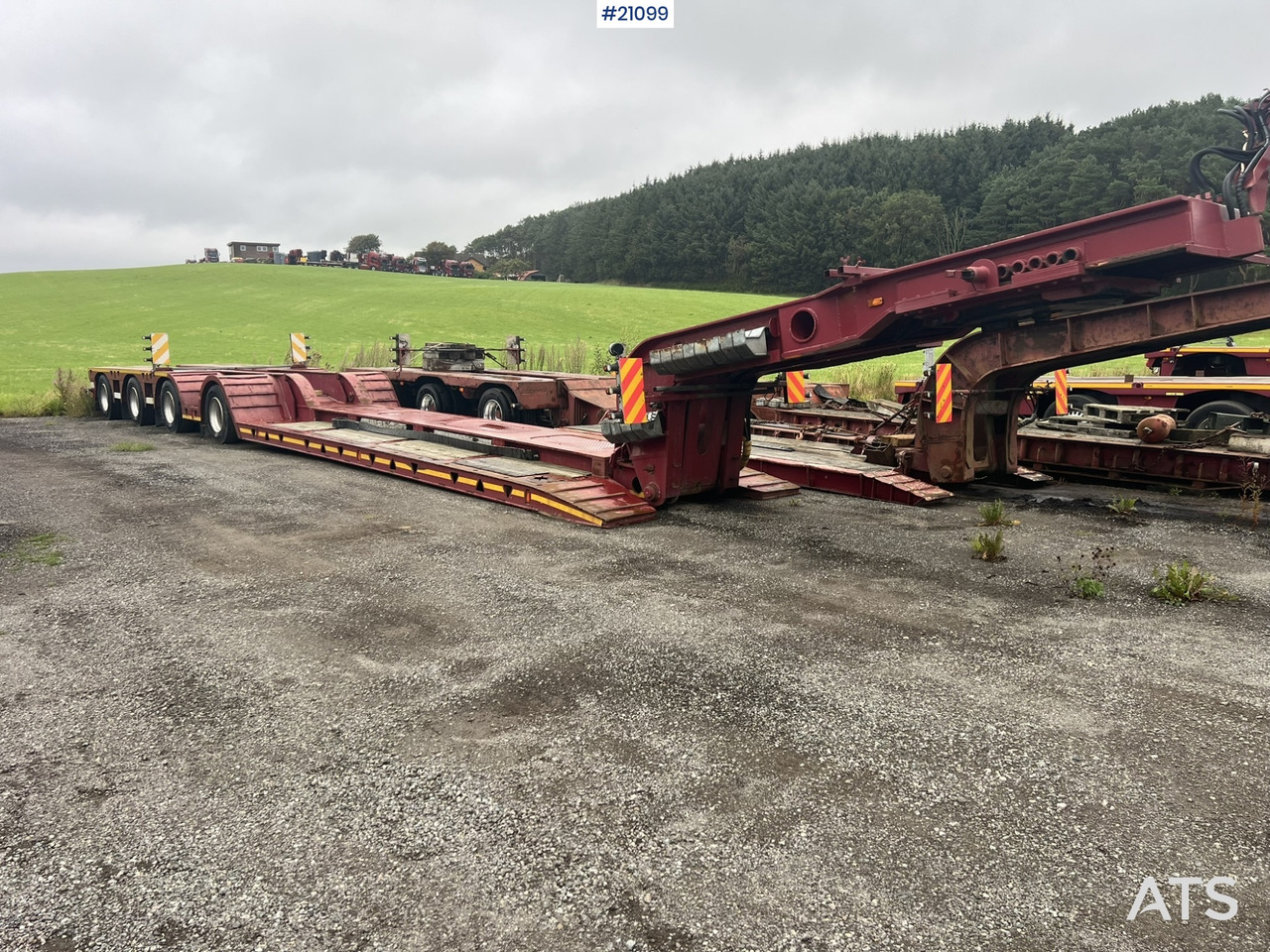 VM Brønntralle m/ Hydraulisk uttrekk på 3 m - عربة مسطحة منخفضة نصف مقطورة: صور 4 VM Brønntralle m/ Hydraulisk uttrekk på 3 m - عربة مسطحة منخفضة نصف مقطورة: صور 4