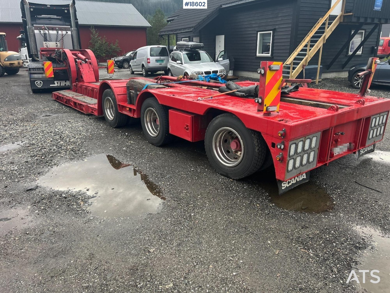 Vang ATHLS 3+1 Brønnhenger - عربة مسطحة منخفضة نصف مقطورة: صور 3 Vang ATHLS 3+1 Brønnhenger - عربة مسطحة منخفضة نصف مقطورة: صور 3