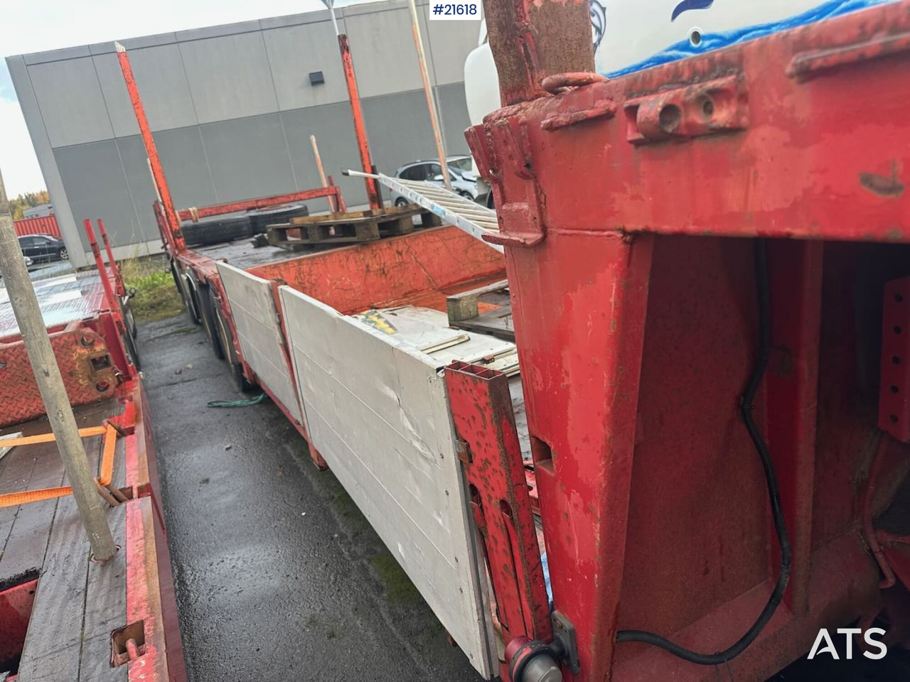 Vang DC 111 Ts 3 akslet brønnhenger - عربة مسطحة منخفضة نصف مقطورة: صور 4 Vang DC 111 Ts 3 akslet brønnhenger - عربة مسطحة منخفضة نصف مقطورة: صور 4