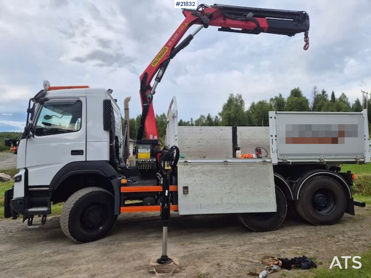 Volvo 2019 Volvo FMX 6x6 brøyterigget tippbil m/ 9,5 t/m kran, 2 sett dekk og lettkasse - قلابات: صور 4 Volvo 2019 Volvo FMX 6x6 brøyterigget tippbil m/ 9,5 t/m kran, 2 sett dekk og lettkasse - قلابات: صور 4