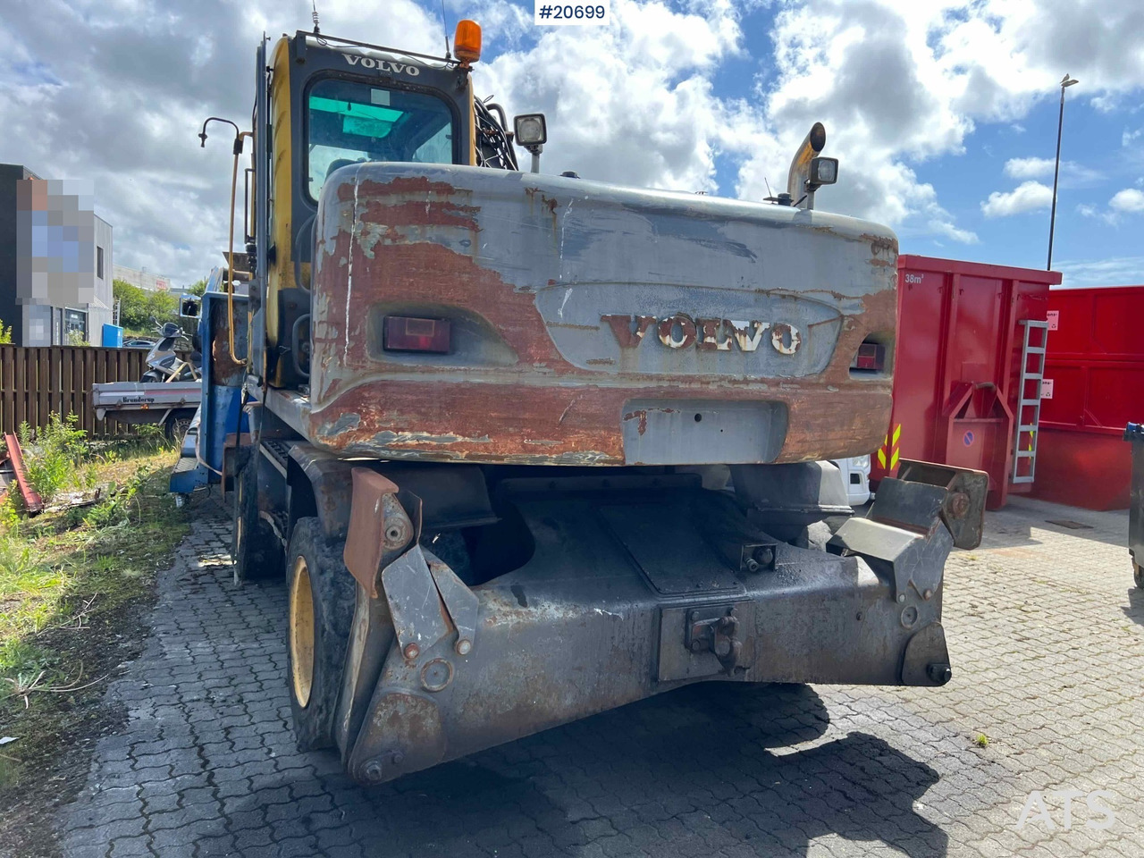 Volvo EW160B hjulmaskin m/ støtte bein og skjær - اللودر بعجل: صور 3 Volvo EW160B hjulmaskin m/ støtte bein og skjær - اللودر بعجل: صور 3