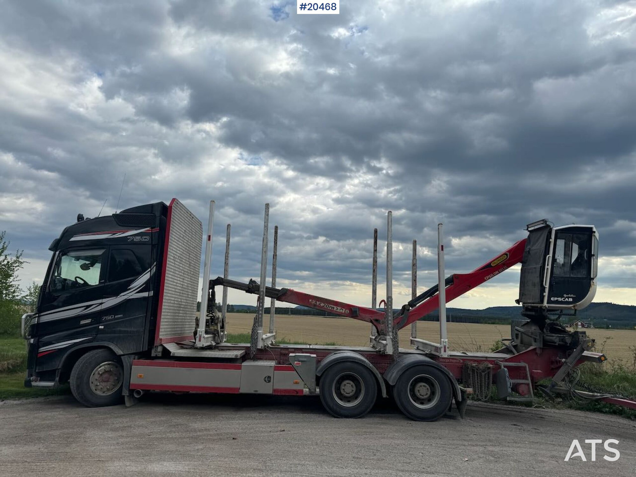 Volvo FH750 - شاحنة قطع الأشجار: صور 2 Volvo FH750 - شاحنة قطع الأشجار: صور 2