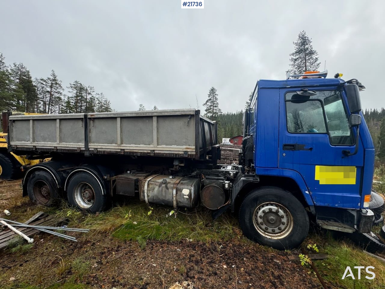 Volvo FL12 m/ 22 t/m Palfinger kran, tømmerflak, Dumperkasse og plan. - شاحنة كرين: صور 2 Volvo FL12 m/ 22 t/m Palfinger kran, tømmerflak, Dumperkasse og plan. - شاحنة كرين: صور 2