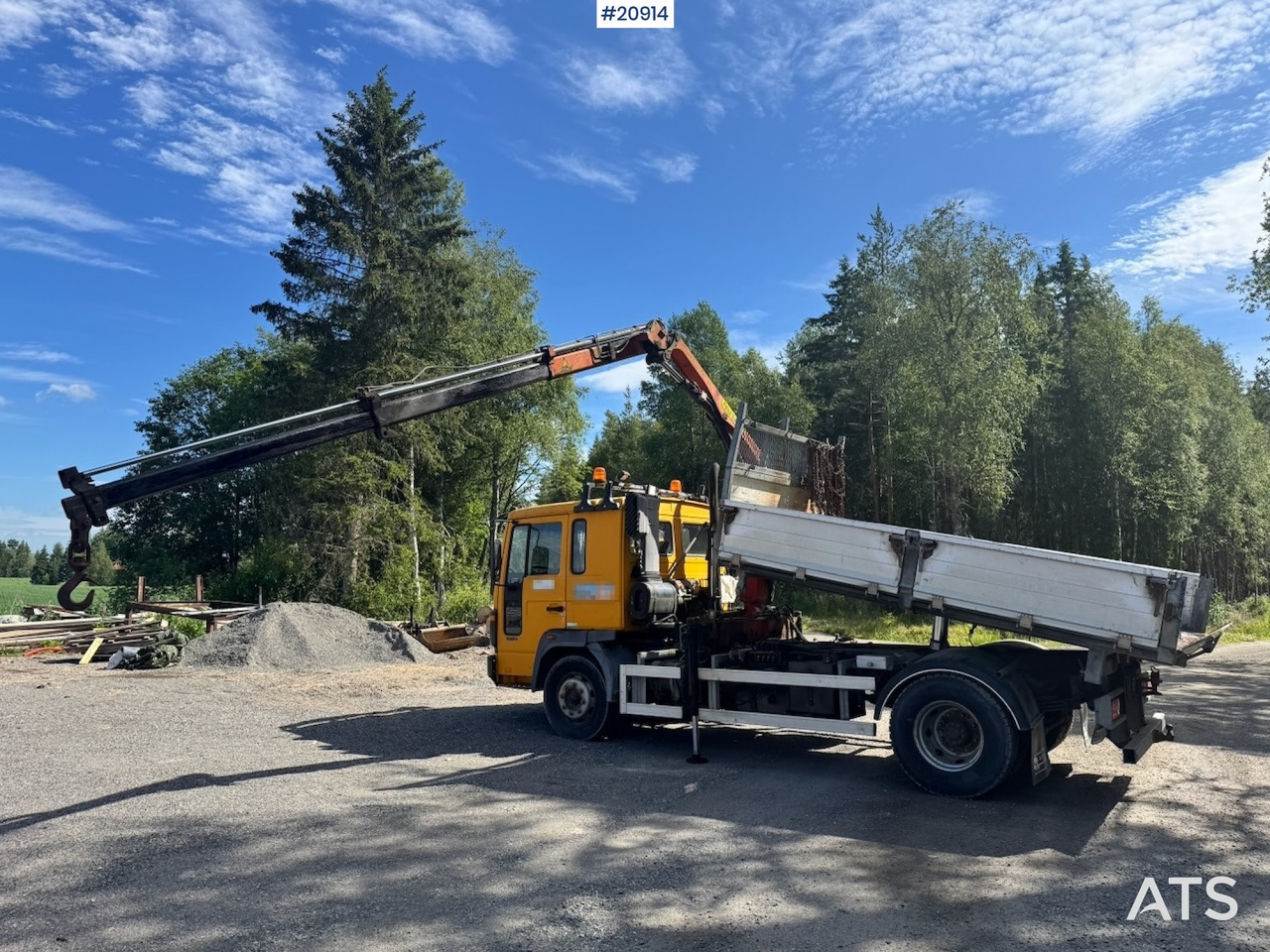 Volvo FL6 - قلابات, شاحنة كرين: صور 4 Volvo FL6 - قلابات, شاحنة كرين: صور 4
