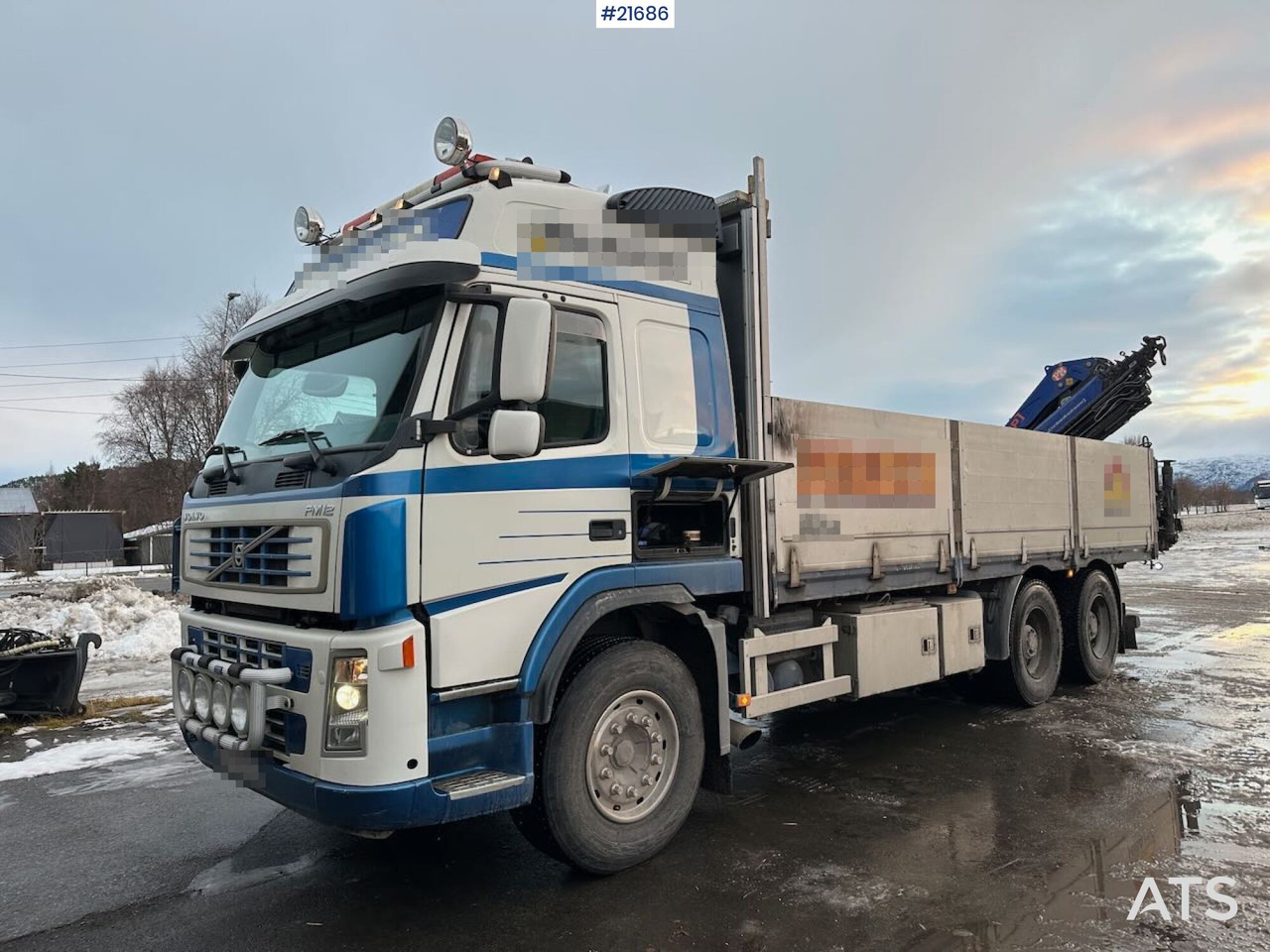 Volvo FM12 Globetrotter 6x4 kranbil m/ bak montert 18 t/m kran og vinsj. SE VIDEO - شاحنة كرين: صور 2 Volvo FM12 Globetrotter 6x4 kranbil m/ bak montert 18 t/m kran og vinsj. SE VIDEO - شاحنة كرين: صور 2