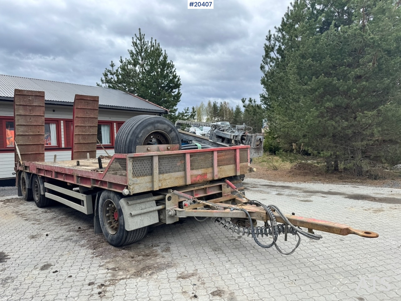Wilco Maskinslep - عربة مسطحة منخفضة مقطورة: صور 1 Wilco Maskinslep - عربة مسطحة منخفضة مقطورة: صور 1