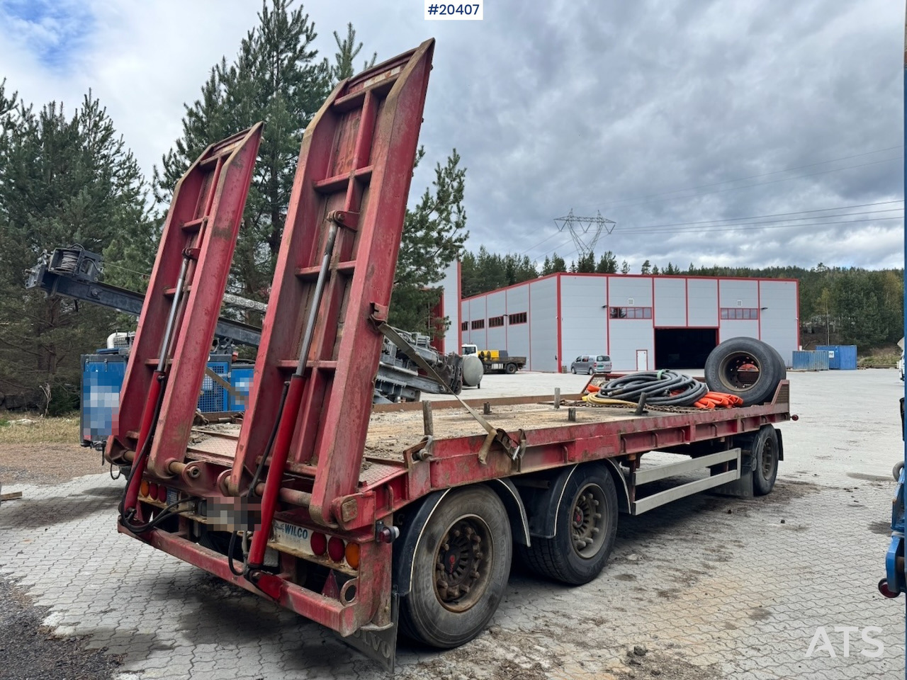 Wilco Maskinslep - عربة مسطحة منخفضة مقطورة: صور 3 Wilco Maskinslep - عربة مسطحة منخفضة مقطورة: صور 3