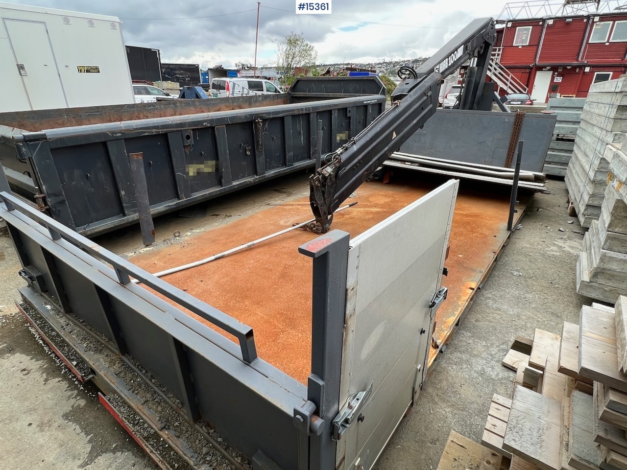 Krokløftkasse m/ HIAB kran - حاوية هوك لفت: صور 3 Krokløftkasse m/ HIAB kran - حاوية هوك لفت: صور 3