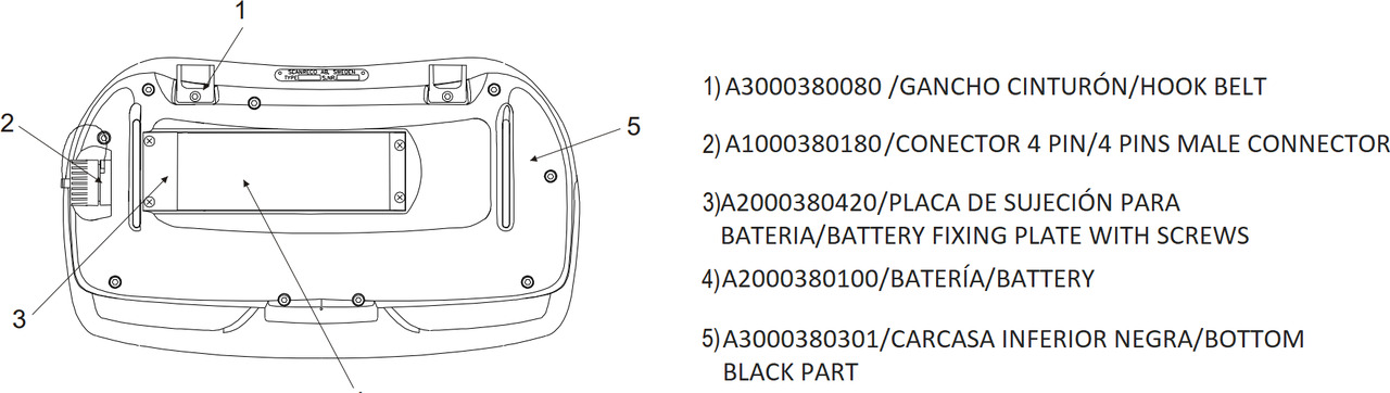 4 pins male connector with closing cap Scanreco G1 - النظام الكهربائي - ونش كرين: صور 5 4 pins male connector with closing cap Scanreco G1 - النظام الكهربائي - ونش كرين: صور 5
