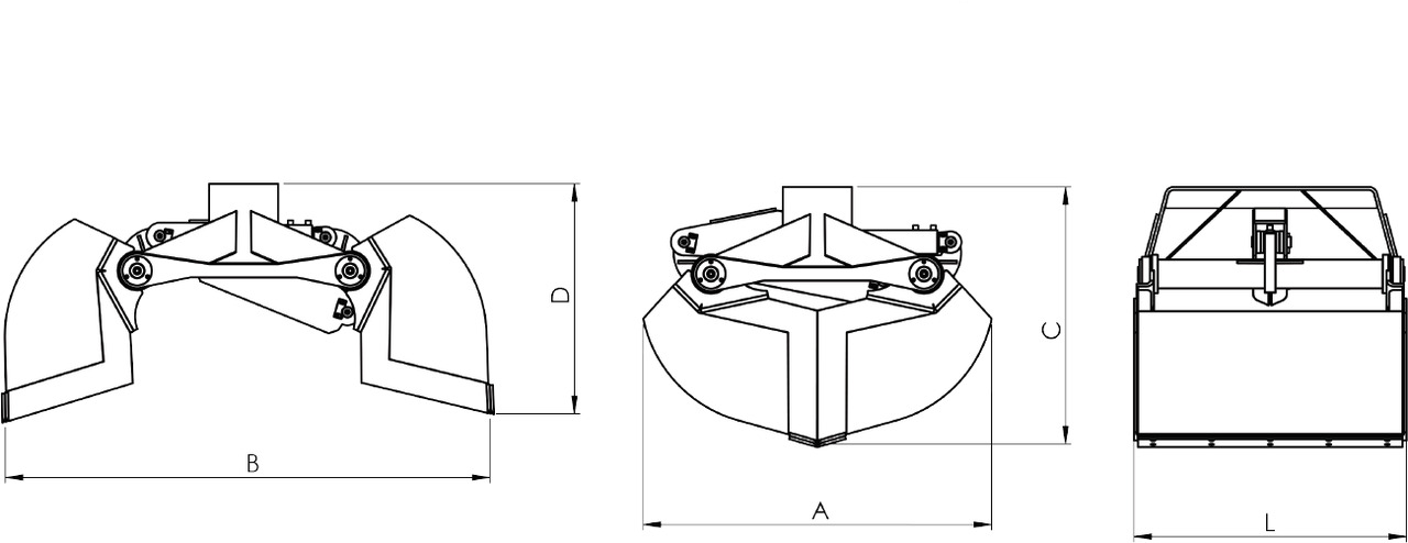 Clamshell bucket for digging BV-M 500 - دلو انتزاع - ونش كرين: صور 4 Clamshell bucket for digging BV-M 500 - دلو انتزاع - ونش كرين: صور 4