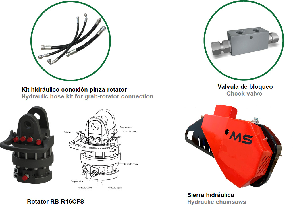 LOG GRAB PF-M 52 - مخلبي - ونش كرين: صور 2 LOG GRAB PF-M 52 - مخلبي - ونش كرين: صور 2