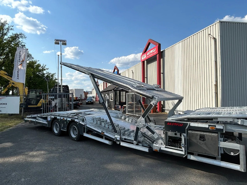 شاحنة نقل سيارات نصف مقطورة AKSOYLU AKT2 versie II special met extra Functie's 6 car-loader Autotransporter: صور 11