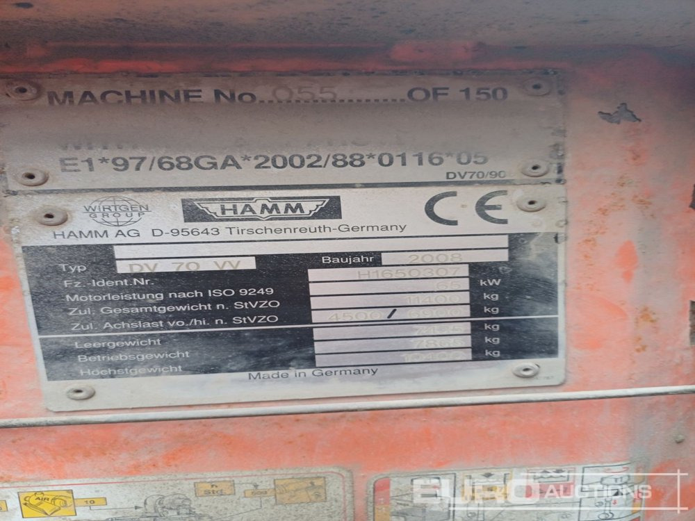 2008 Hamm DV70VV - مدحلة: صور 4 2008 Hamm DV70VV - مدحلة: صور 4