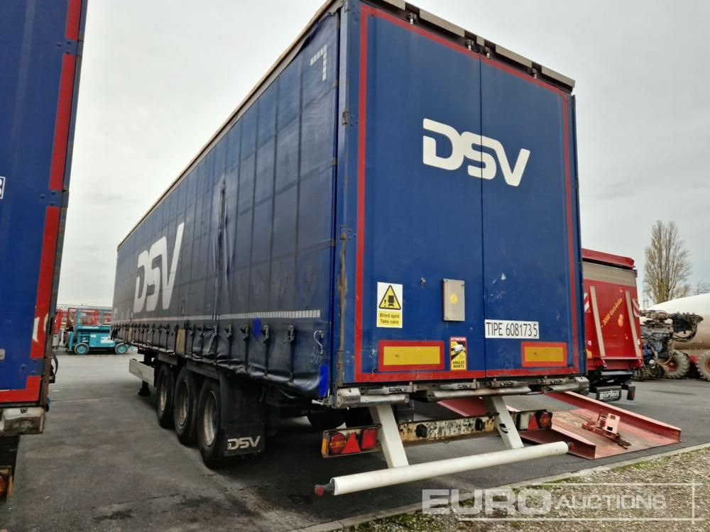 2014 Krone Tri Axle Curtainsider Trailer - الخيمة نصف مقطورة: صور 2 2014 Krone Tri Axle Curtainsider Trailer - الخيمة نصف مقطورة: صور 2