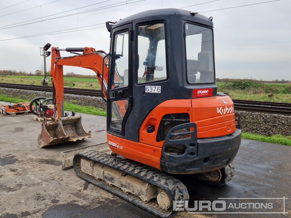 2014 Kubota KX101-3 A3 - حفارة مصغرة: صور 3 2014 Kubota KX101-3 A3 - حفارة مصغرة: صور 3