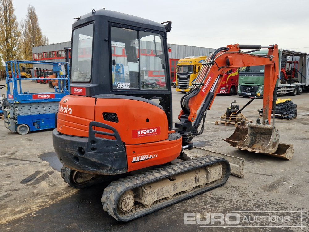 2014 Kubota KX101-3 A3 - حفارة مصغرة: صور 4 2014 Kubota KX101-3 A3 - حفارة مصغرة: صور 4