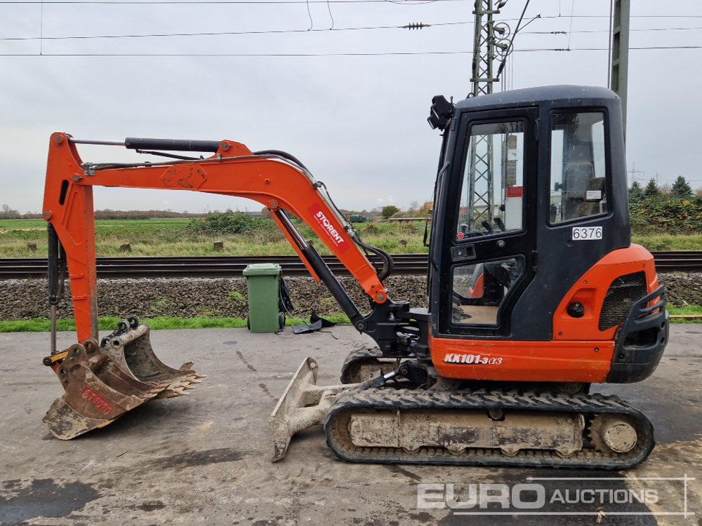 2014 Kubota KX101-3 A3 - حفارة مصغرة: صور 2 2014 Kubota KX101-3 A3 - حفارة مصغرة: صور 2