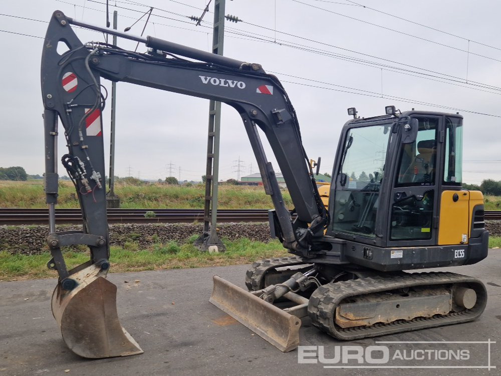 2018 Volvo EC55C - حفارة مصغرة: صور 1 2018 Volvo EC55C - حفارة مصغرة: صور 1