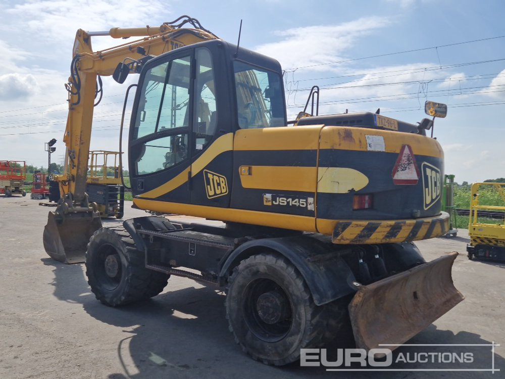 JCB JS145W - حفارة على عجلات: صور 3 JCB JS145W - حفارة على عجلات: صور 3