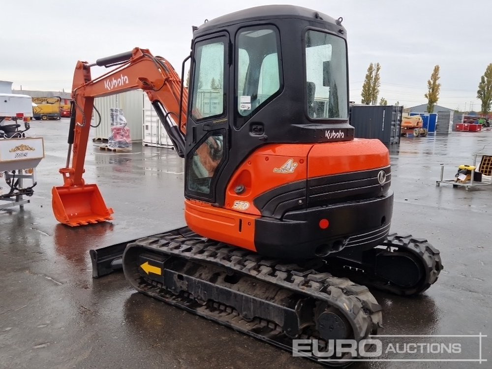 Kubota 55U - حفارة مصغرة: صور 3 Kubota 55U - حفارة مصغرة: صور 3