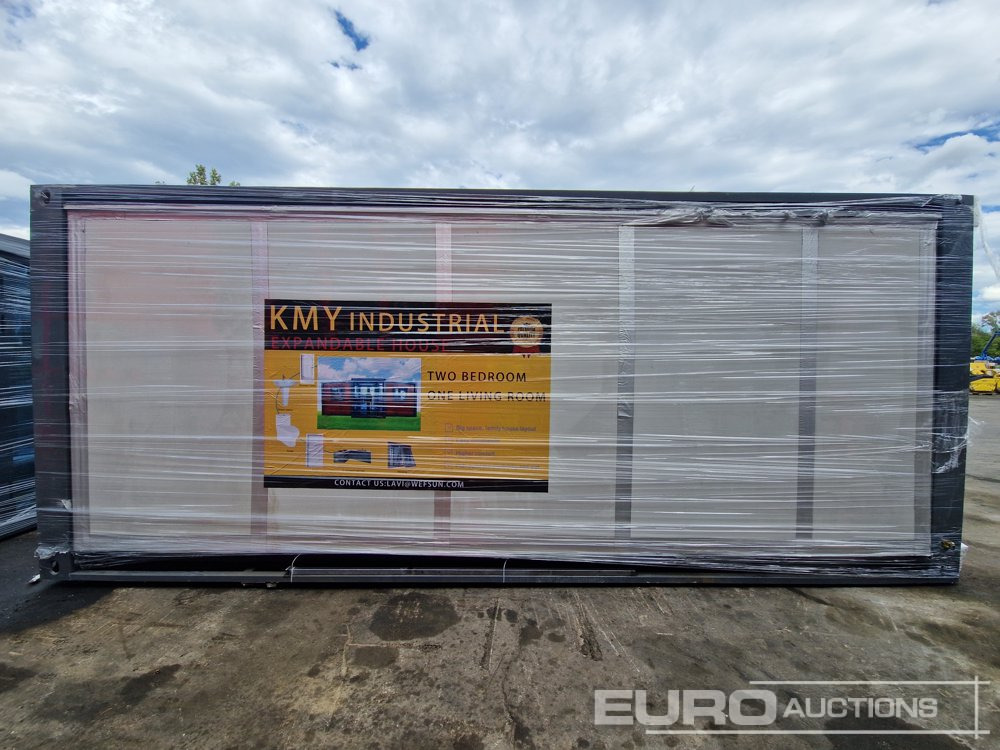 Unused 2025 KMY Industrial Expandable Container House, Two Bedrooms, One Living Room, C/W Shower Room, Wash Basin, Toilet, L-Shaped Cabinet, Unfolded Size: L5800XW6300XH2480mm - حاوية شحن: صور 2 Unused 2025 KMY Industrial Expandable Container House, Two Bedrooms, One Living Room, C/W Shower Room, Wash Basin, Toilet, L-Shaped Cabinet, Unfolded Size: L5800XW6300XH2480mm - حاوية شحن: صور 2