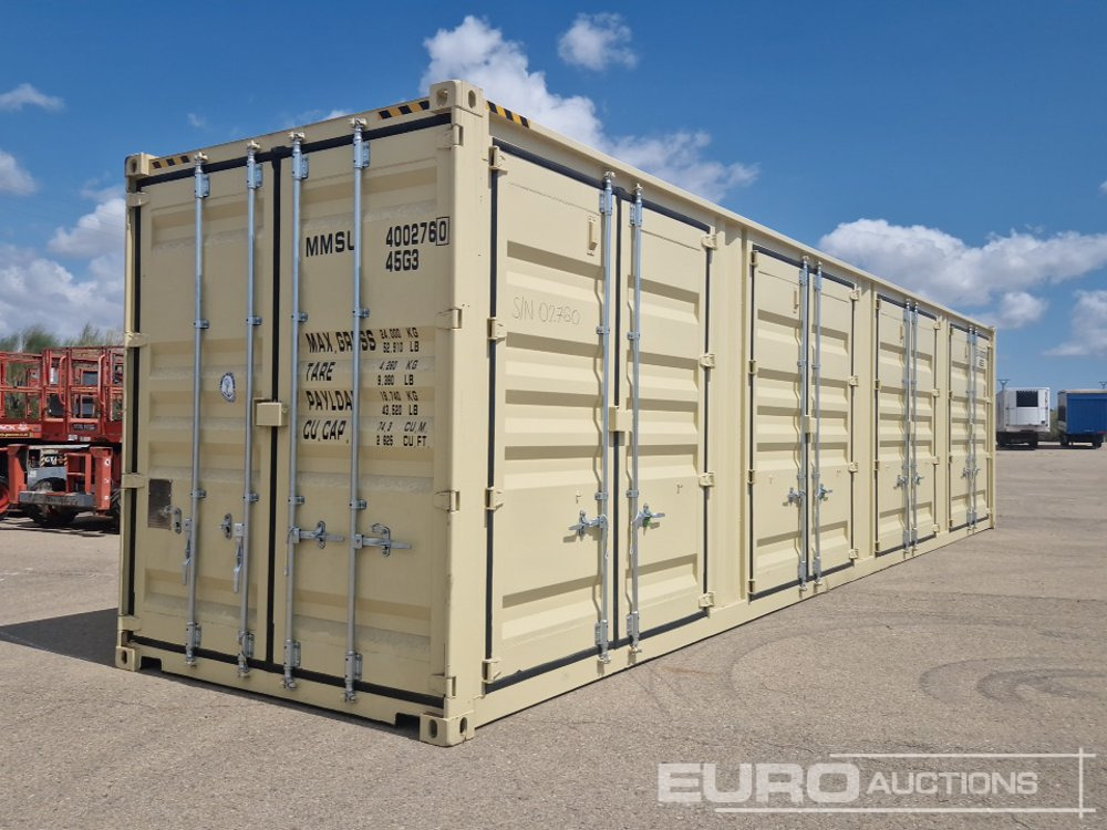 2025 40' HQ Container, One Side Multi Door, 4 Doors / Contenedor - حاوية شحن: صور 1 2025 40' HQ Container, One Side Multi Door, 4 Doors / Contenedor - حاوية شحن: صور 1