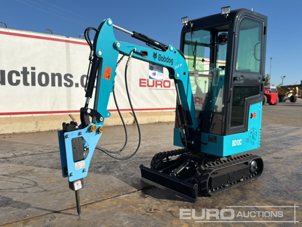 Unused 2025 Bobdog BD12C - حفارة مصغرة: صور 1 Unused 2025 Bobdog BD12C - حفارة مصغرة: صور 1