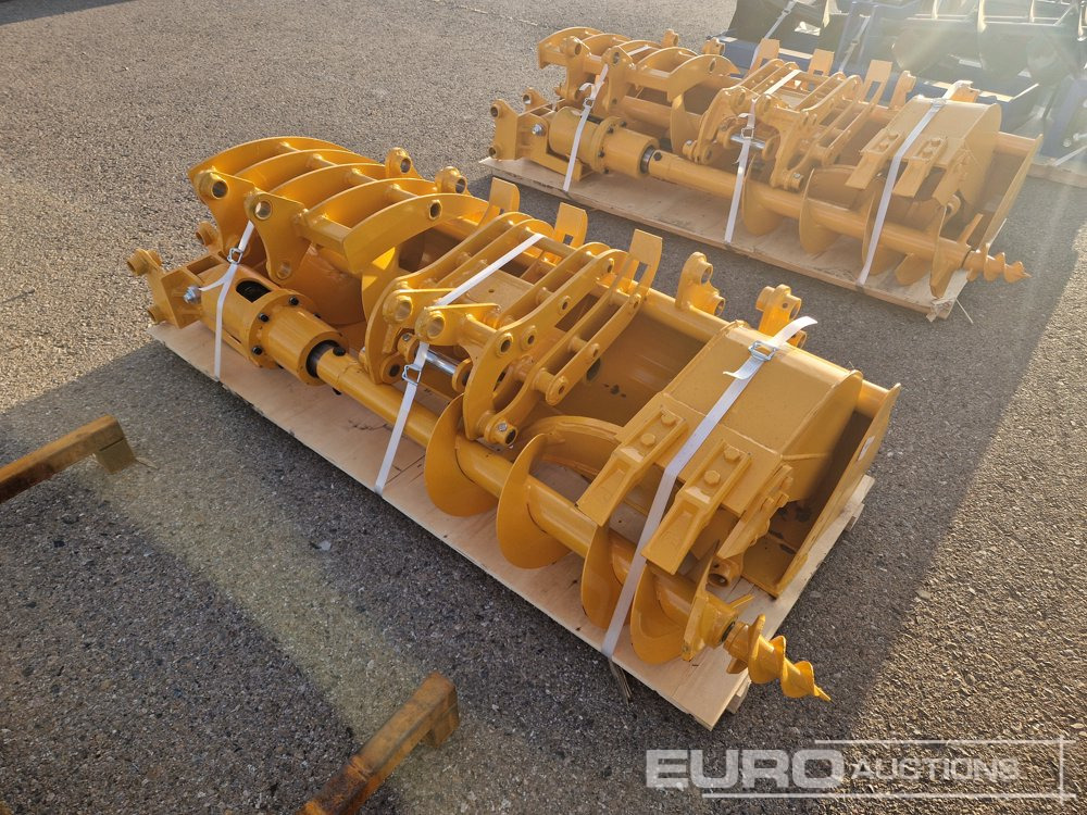 Unused 2025 Captok Qty (8 of) Rake, Ripper, Graber, 12" Auger, 16" Auger, 8" Narrow Bucket, 24" Bucket, 32" Bucket to suit CAT 301 Excavator - بكت: صور 3 Unused 2025 Captok Qty (8 of) Rake, Ripper, Graber, 12" Auger, 16" Auger, 8" Narrow Bucket, 24" Bucket, 32" Bucket to suit CAT 301 Excavator - بكت: صور 3
