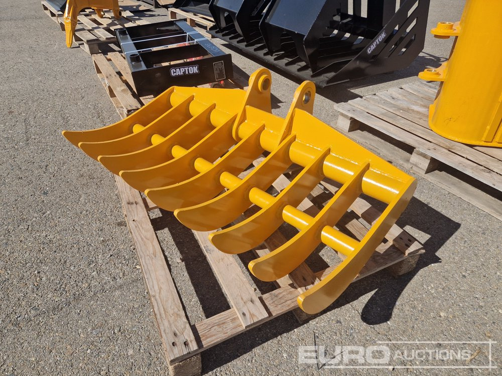 Unused Captok 44" Dense-Teeth Rake to suit CAT 3-5 Ton Excavator / Rastrillo para Excavadora CAT 3-5 Toneladas - بكت: صور 1 Unused Captok 44" Dense-Teeth Rake to suit CAT 3-5 Ton Excavator / Rastrillo para Excavadora CAT 3-5 Toneladas - بكت: صور 1