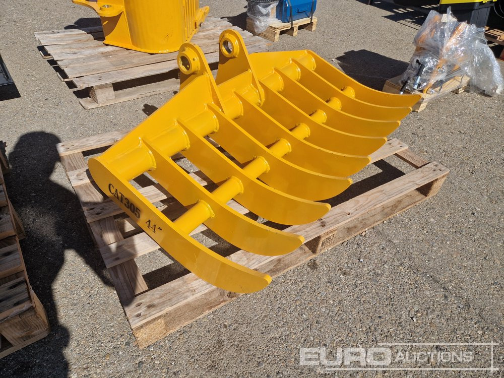 Unused Captok 44" Dense-Teeth Rake to suit CAT 3-5 Ton Excavator / Rastrillo para Excavadora CAT 3-5 Toneladas - بكت: صور 2 Unused Captok 44" Dense-Teeth Rake to suit CAT 3-5 Ton Excavator / Rastrillo para Excavadora CAT 3-5 Toneladas - بكت: صور 2