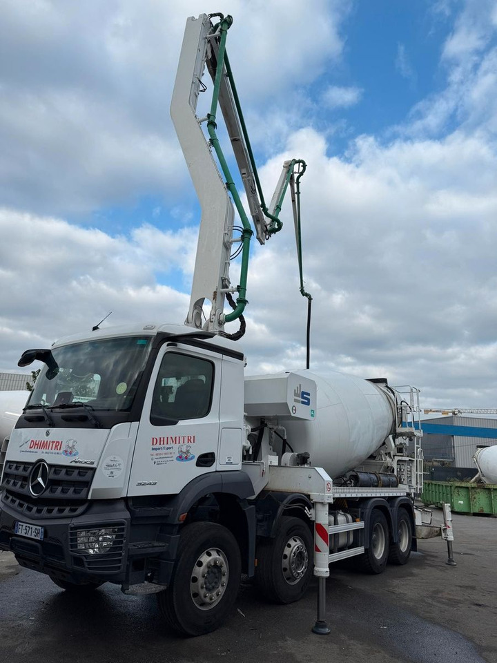 Mercedes-Benz Arocs 3243 - شاحنة خلاطة خرسانة: صور 1 Mercedes-Benz Arocs 3243 - شاحنة خلاطة خرسانة: صور 1
