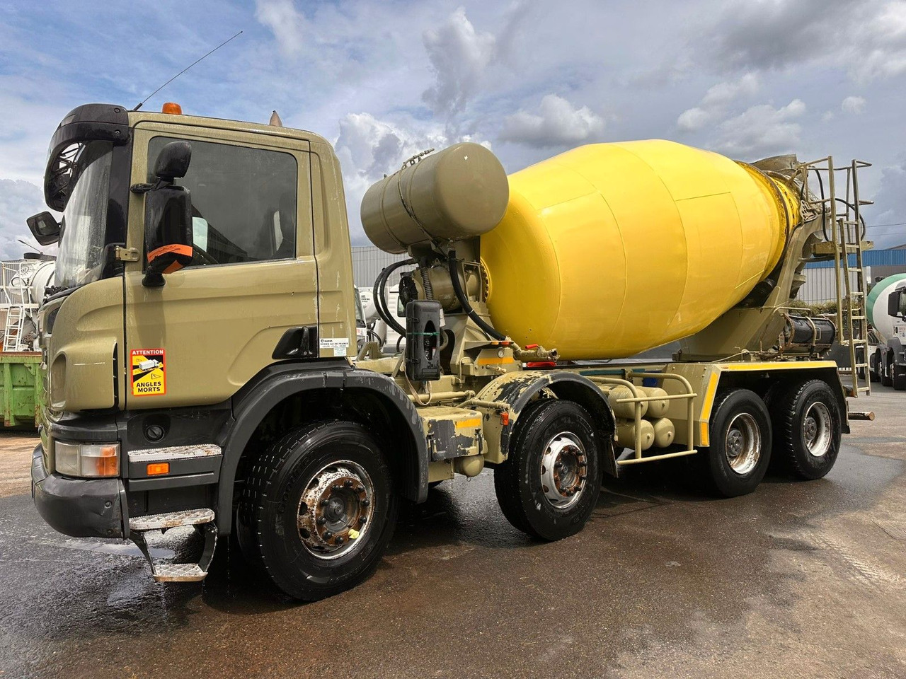 Scania P380 - شاحنة خلاطة خرسانة: صور 1 Scania P380 - شاحنة خلاطة خرسانة: صور 1