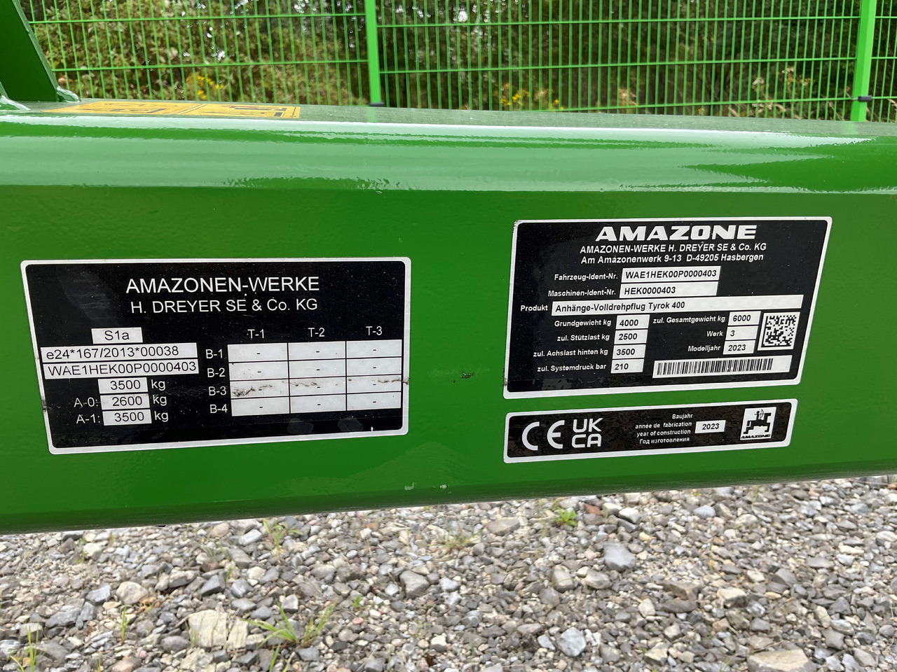 Amazone Tyrok 400 OL V 7 1 100 - محراث: صور 2 Amazone Tyrok 400 OL V 7 1 100 - محراث: صور 2