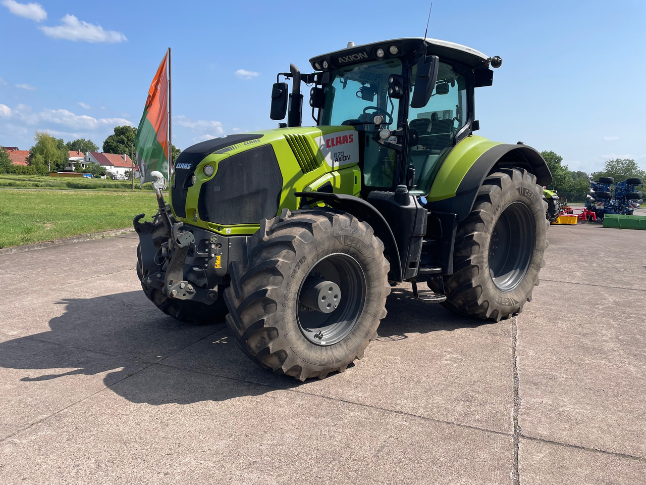 Claas Axion 870 CMATIC - جرار: صور 1 Claas Axion 870 CMATIC - جرار: صور 1