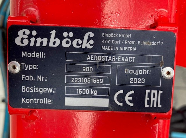 Einböck AEROSTAR-EXACT 900 - الأمشاط الزراعية: صور 2 Einböck AEROSTAR-EXACT 900 - الأمشاط الزراعية: صور 2