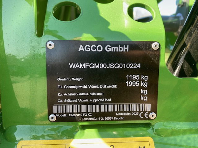 Fendt Slicer 310 FQ KC - جزازة: صور 2 Fendt Slicer 310 FQ KC - جزازة: صور 2