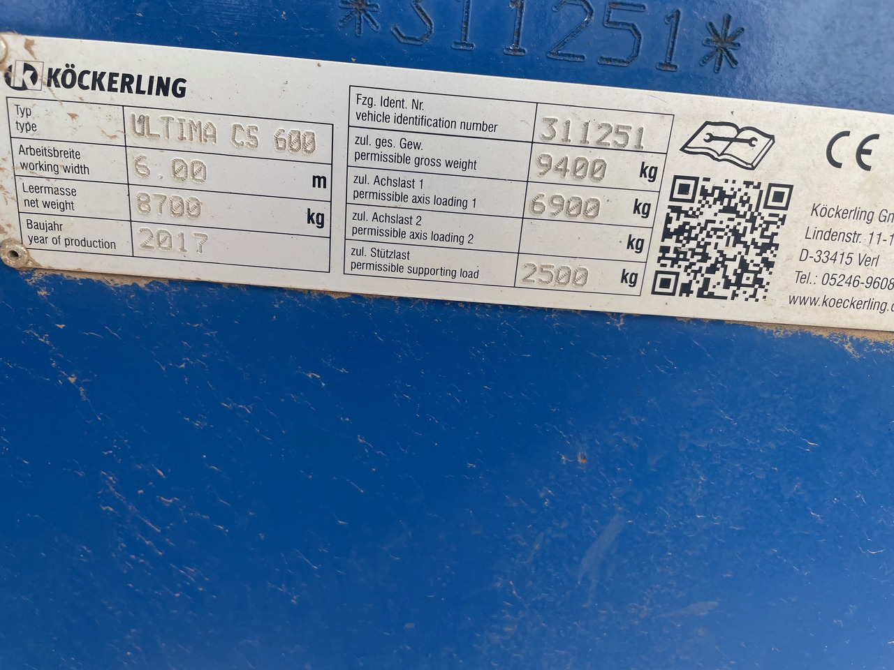 Köckerling Ultima CS 600 - معدات بذار: صور 2 Köckerling Ultima CS 600 - معدات بذار: صور 2