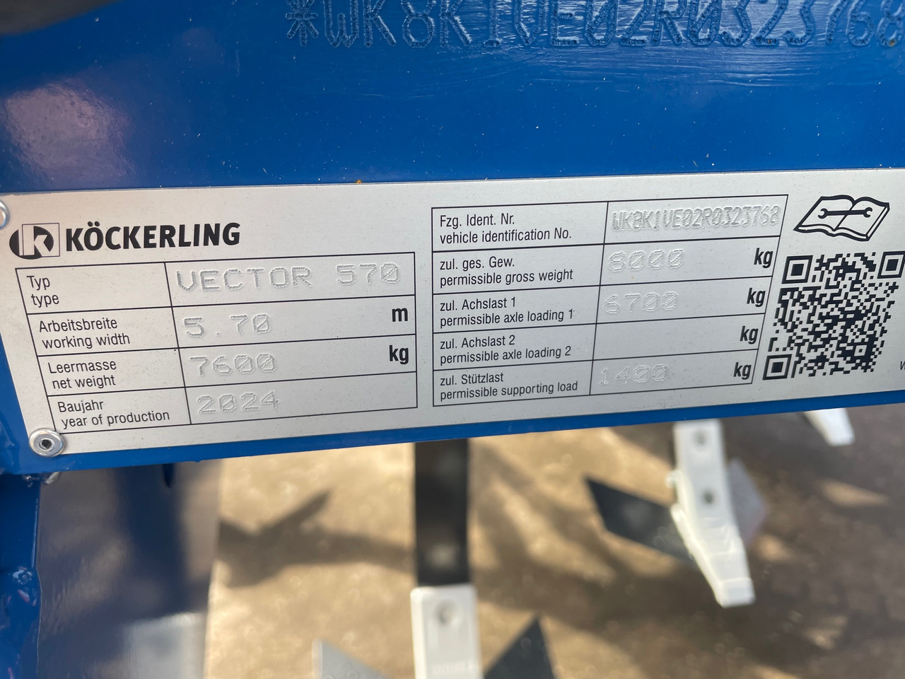 Köckerling Vector 570 - مسلفة: صور 2 Köckerling Vector 570 - مسلفة: صور 2