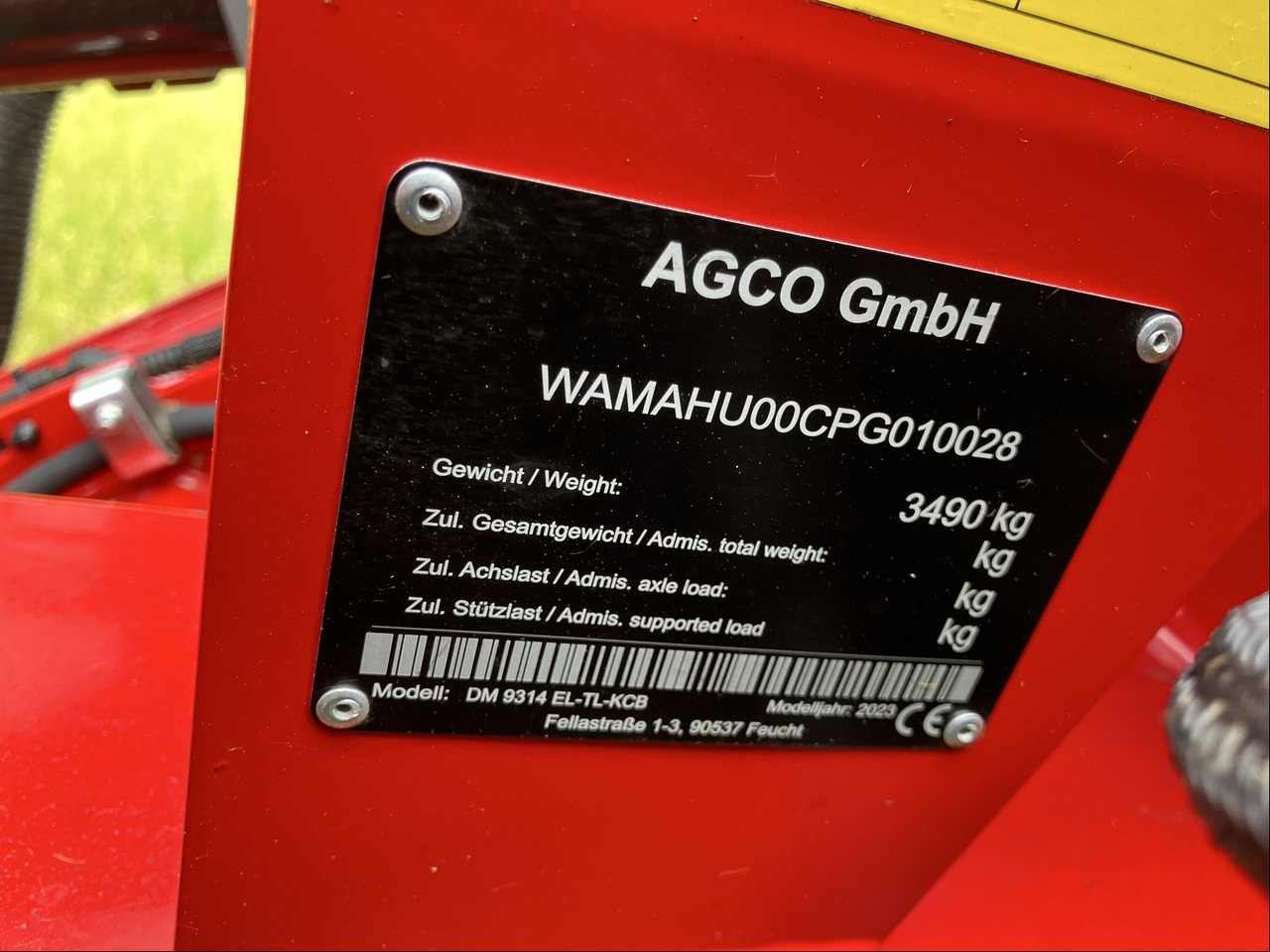 Massey Ferguson MF DM 9314 EL-TL-KCB - جزازة: صور 2 Massey Ferguson MF DM 9314 EL-TL-KCB - جزازة: صور 2