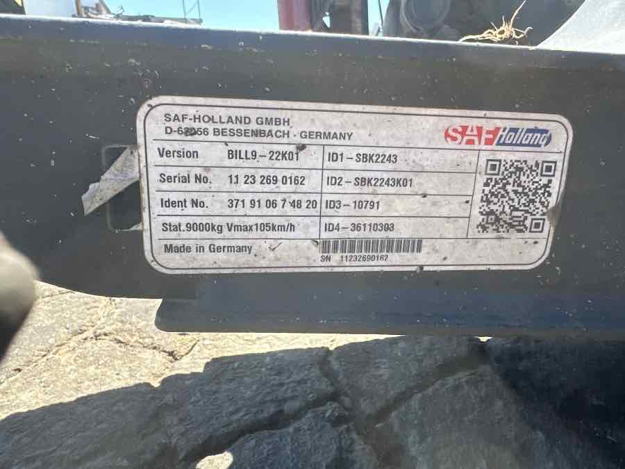 EKERI TRAILER AXLE SAF BILL9-22K01 - المحور و قطع الغيار - مقطورة: صور 3 EKERI TRAILER AXLE SAF BILL9-22K01 - المحور و قطع الغيار - مقطورة: صور 3