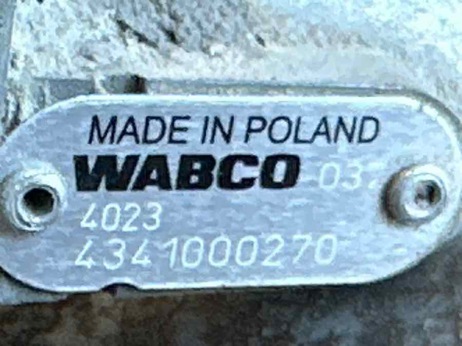 EKERI WABCO VALVE 4341000270 - صمام: صور 2 EKERI WABCO VALVE 4341000270 - صمام: صور 2